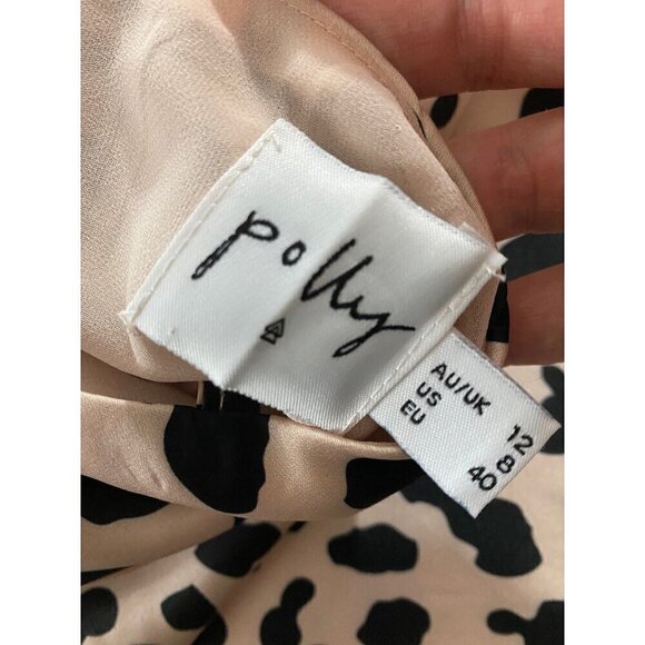 Polly Women's Maya Animal Print Mini Dress - 8 - Picture 11 of 13